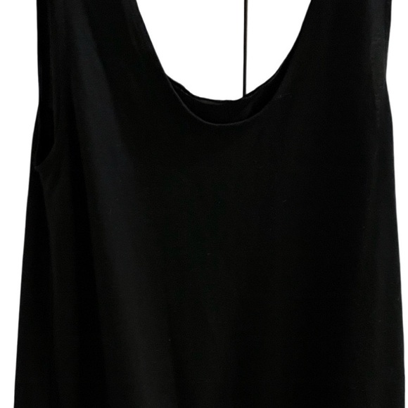Women’s Black Tank with Fringe - Picture 3 of 3